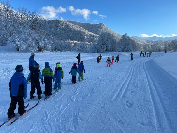 Gemeinsam Skispaß auf Langlaufski